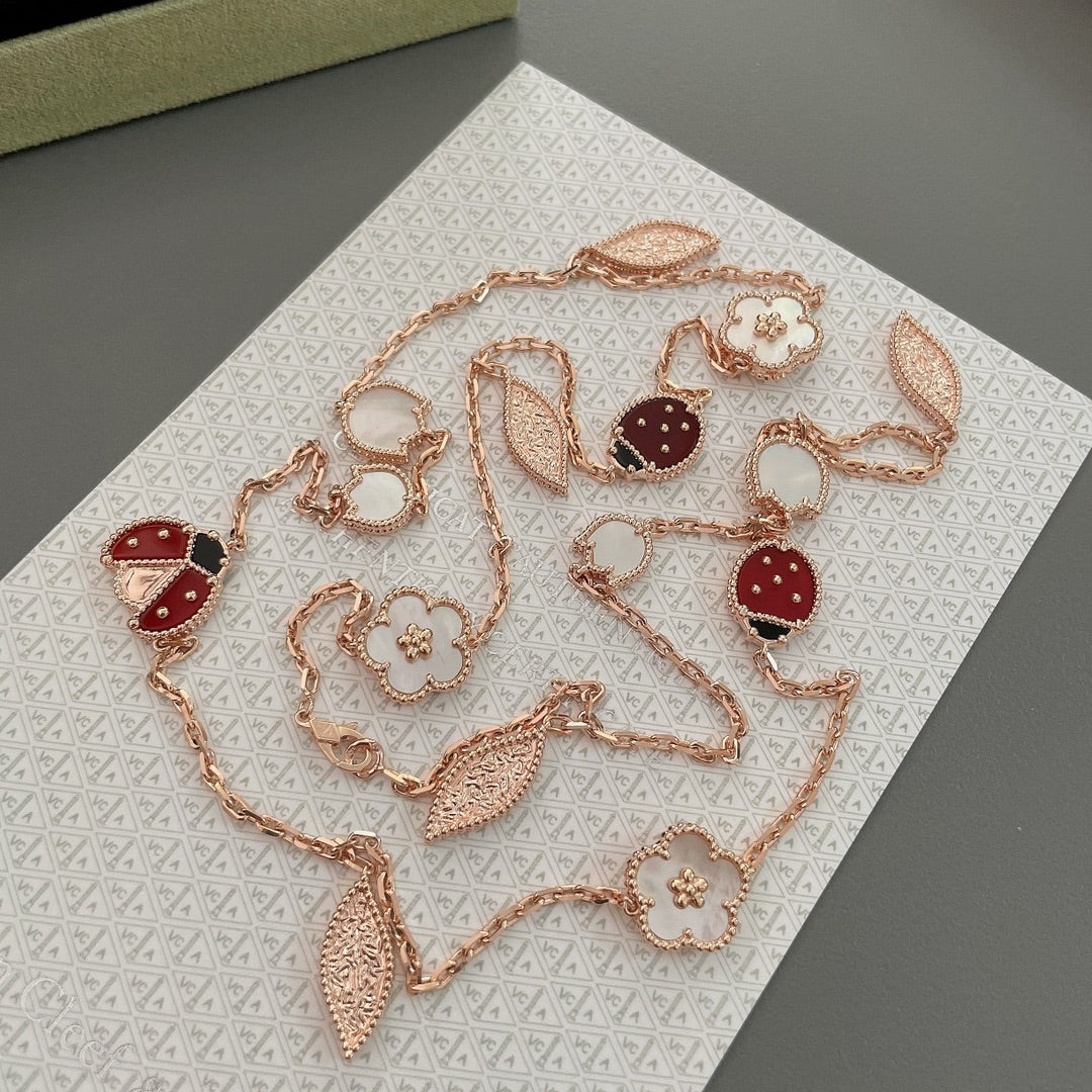 [⭐Sparkve]Sparkve SPRING 15 MOTIFS ROSE GOLD NECKLACE