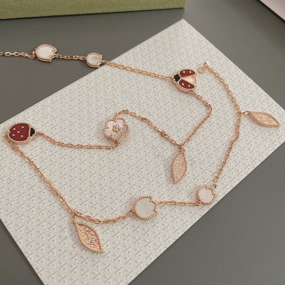 [⭐Sparkve]Sparkve SPRING 15 MOTIFS ROSE GOLD NECKLACE