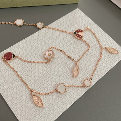 [⭐Sparkve]Sparkve SPRING 15 MOTIFS ROSE GOLD NECKLACE