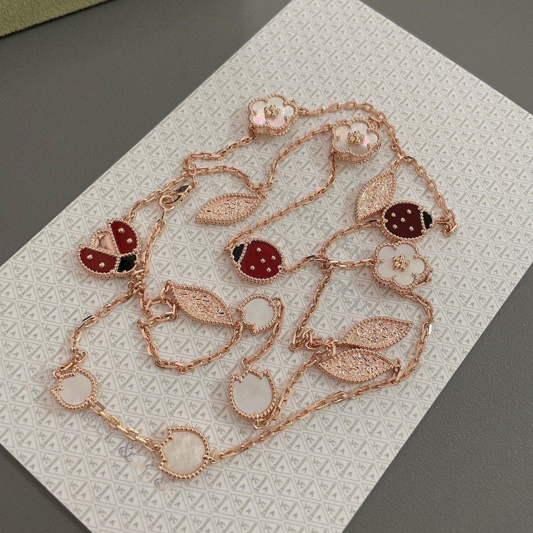 [⭐Sparkve]Sparkve SPRING 15 MOTIFS ROSE GOLD NECKLACE