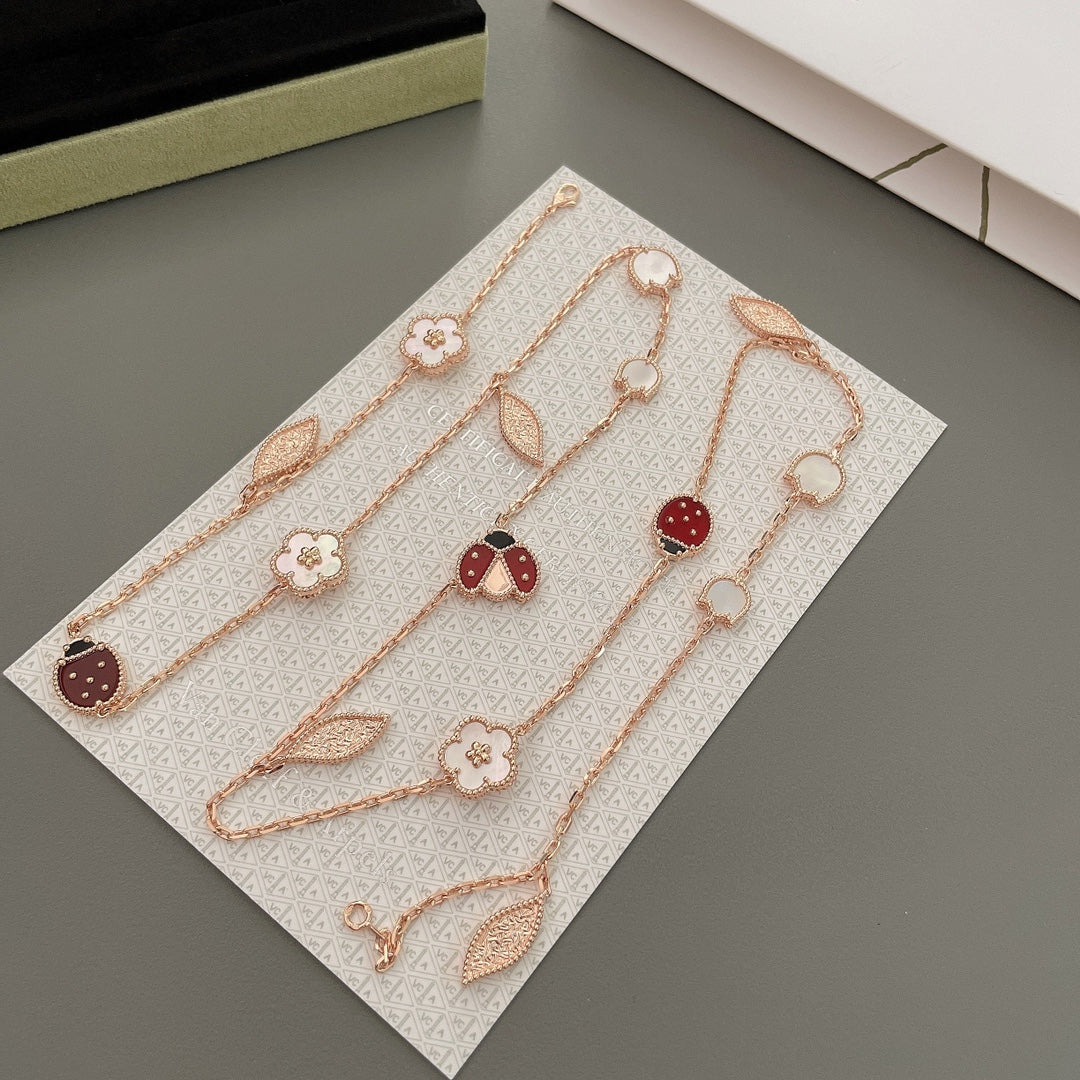 [⭐Sparkve]Sparkve SPRING 15 MOTIFS ROSE GOLD NECKLACE