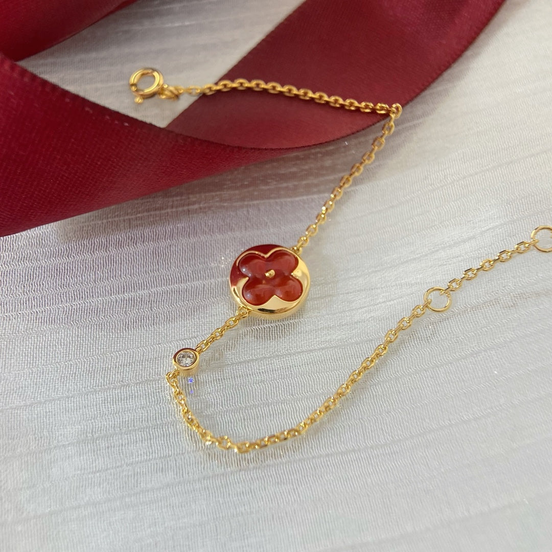 [⭐Sparkve]SUN PEDANT CARNELIAN BRACELET