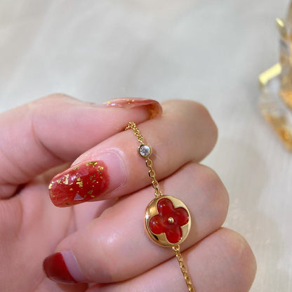 [⭐Sparkve]SUN PEDANT CARNELIAN BRACELET