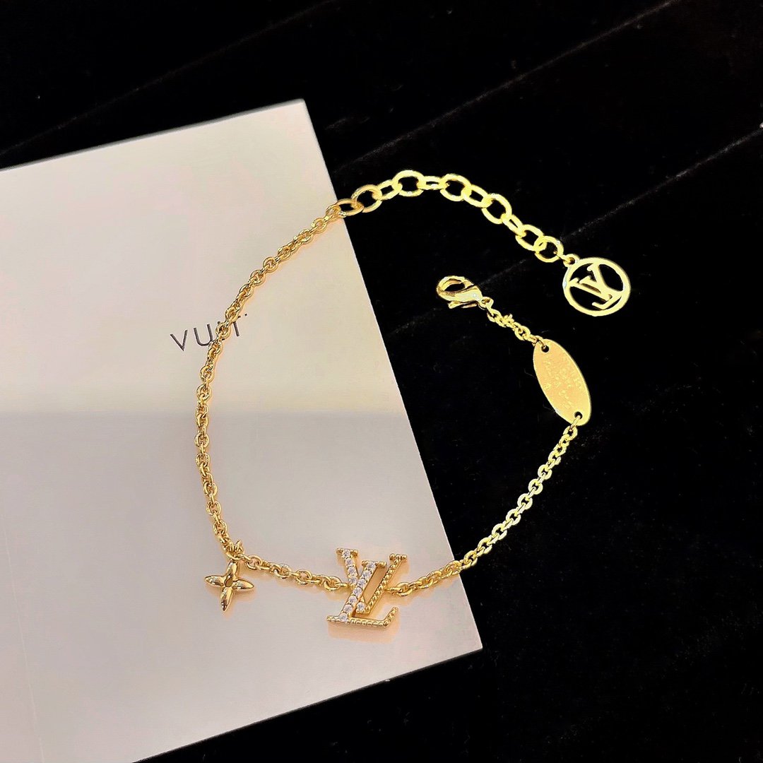 [⭐Sparkve]LOGO STAR MOTIF GOLD BRACELET