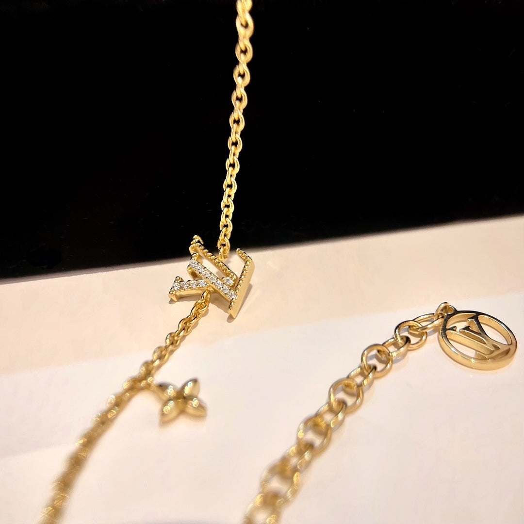 [⭐Sparkve]LOGO STAR MOTIF GOLD BRACELET