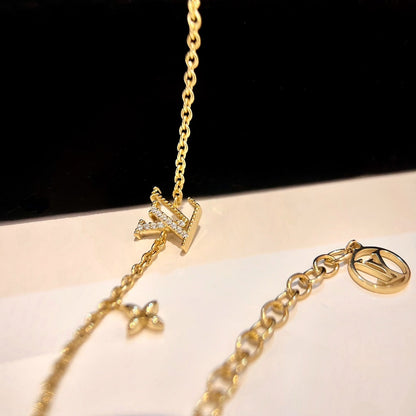 [⭐Sparkve]LOGO STAR MOTIF GOLD BRACELET