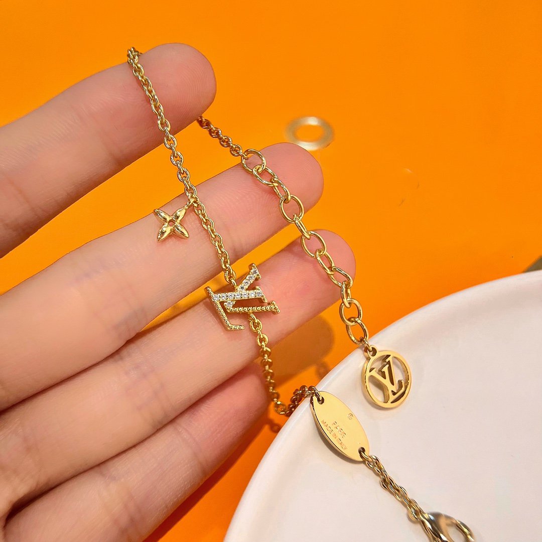 [⭐Sparkve]LOGO STAR MOTIF GOLD BRACELET