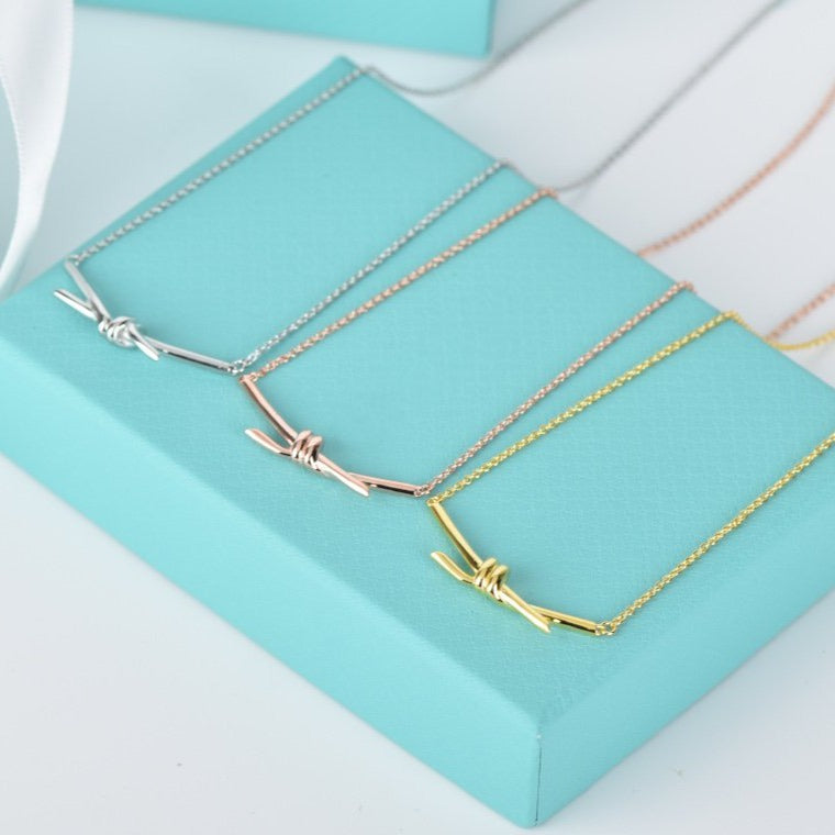 [⭐Sparkve Jewels]KNOT NECKLACE
