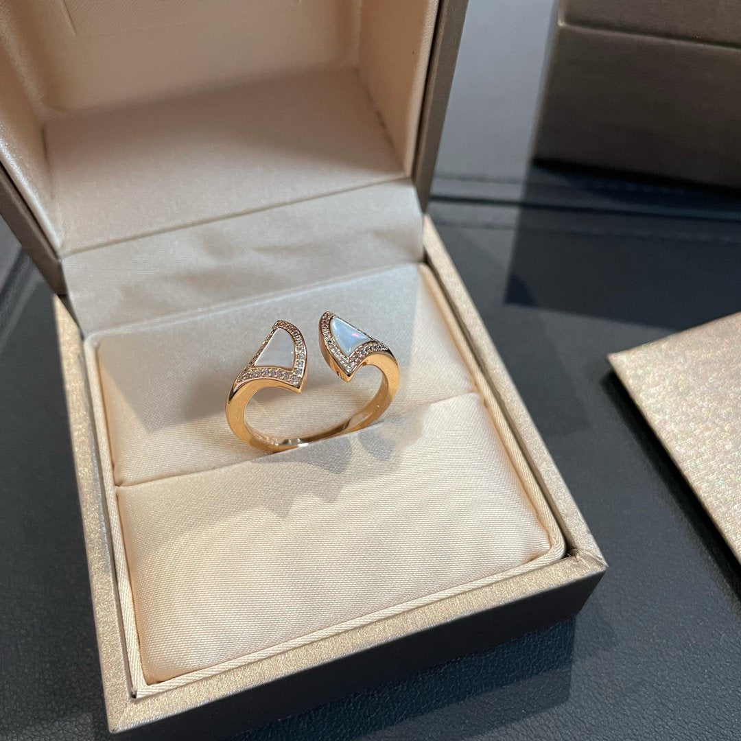 [⭐Sparkve]DREAM MOP DIAMOND OPEN RING