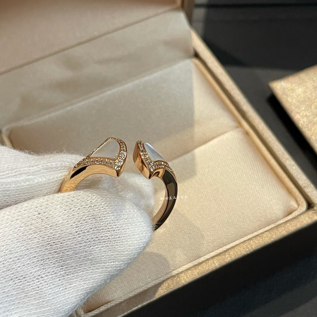 [⭐Sparkve]DREAM MOP DIAMOND OPEN RING