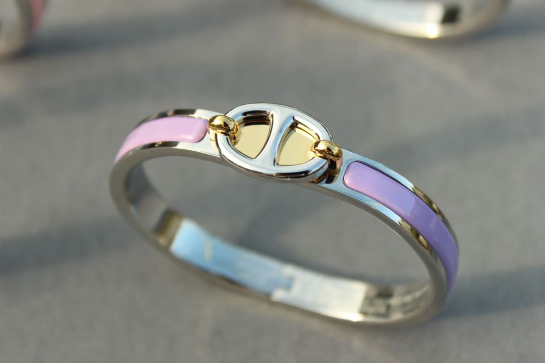 [⭐Sparkve]CLIC CHAINE SILVER BRACELET