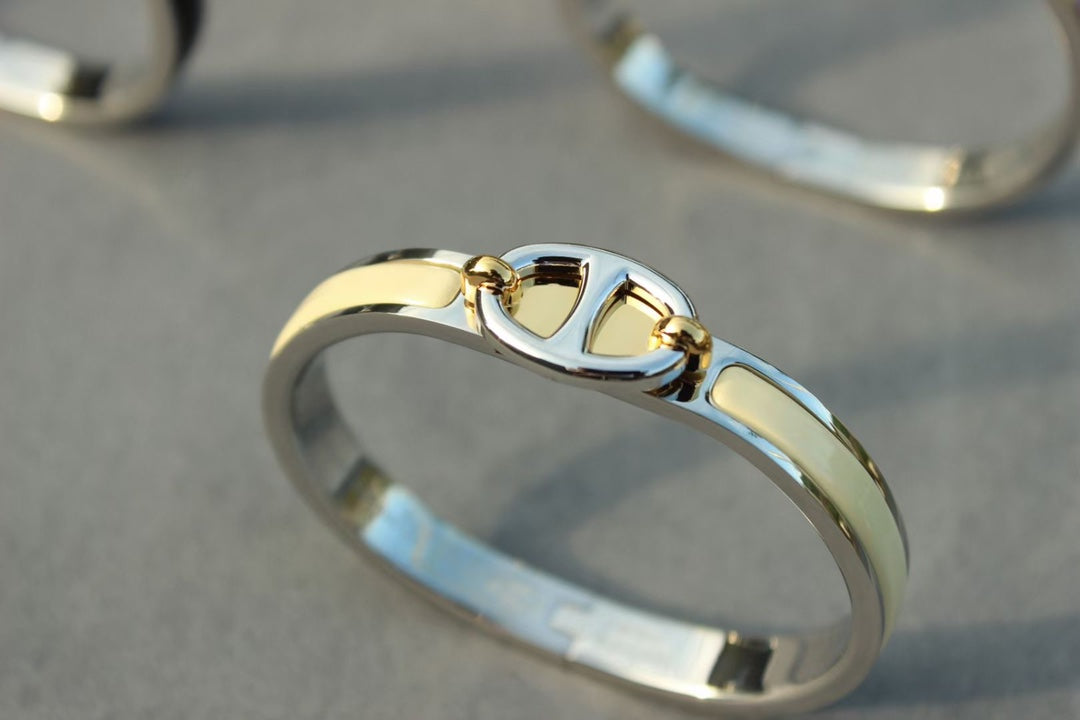 [⭐Sparkve]CLIC CHAINE SILVER BRACELET