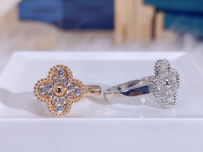 [⭐Sparkve]CLOVER DIAMOND RING