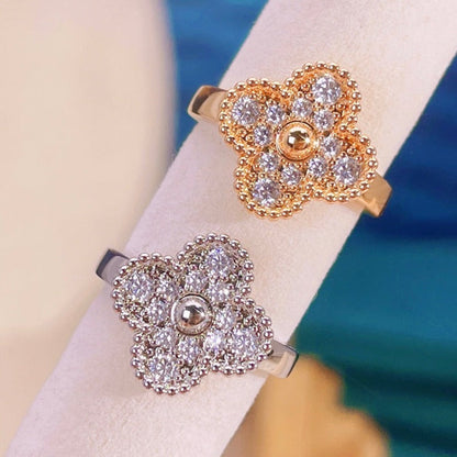 [⭐Sparkve]CLOVER DIAMOND RING