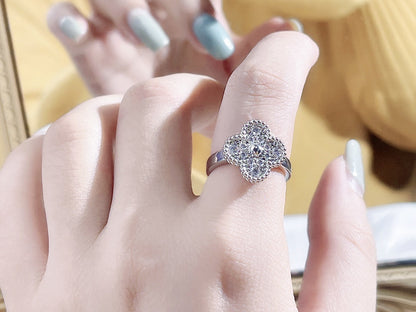 [⭐Sparkve]CLOVER DIAMOND RING