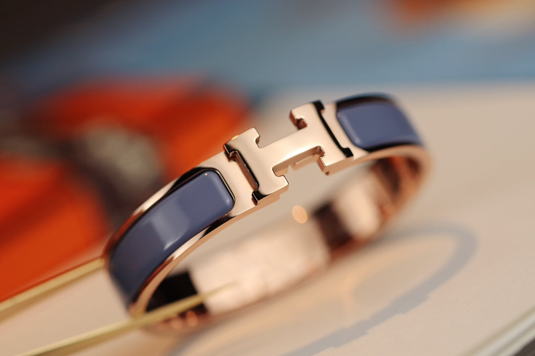 [⭐Sparkve]H BRACELET 12MM BLUE GRAY