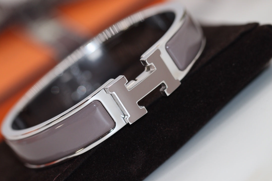 [⭐Sparkve]H BRACELET 12MM BROWN