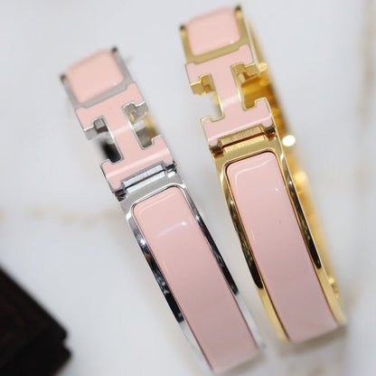 [⭐Sparkve]H BRACELET 12MM PINK