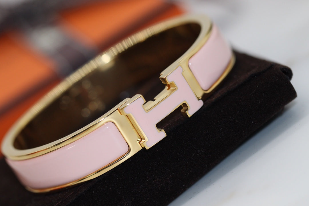 [⭐Sparkve]H BRACELET 12MM PINK