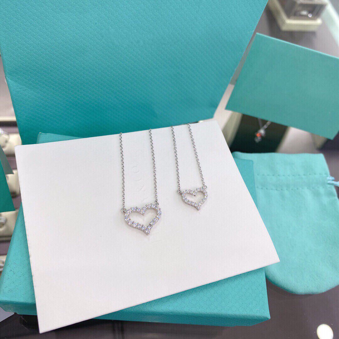 [⭐Sparkve Jewels]HEART-SHAPED DIAMOND NECKLACE