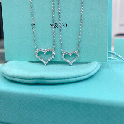 [⭐Sparkve Jewels]HEART-SHAPED DIAMOND NECKLACE