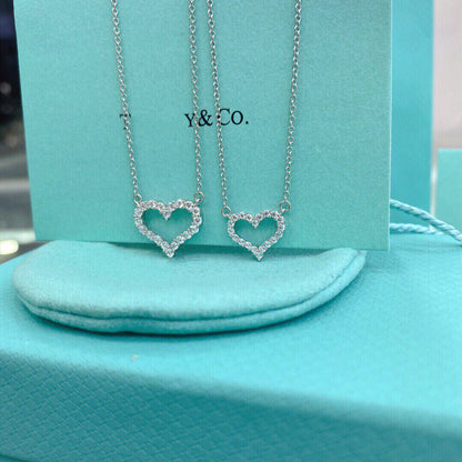[⭐Sparkve Jewels]HEART-SHAPED DIAMOND NECKLACE