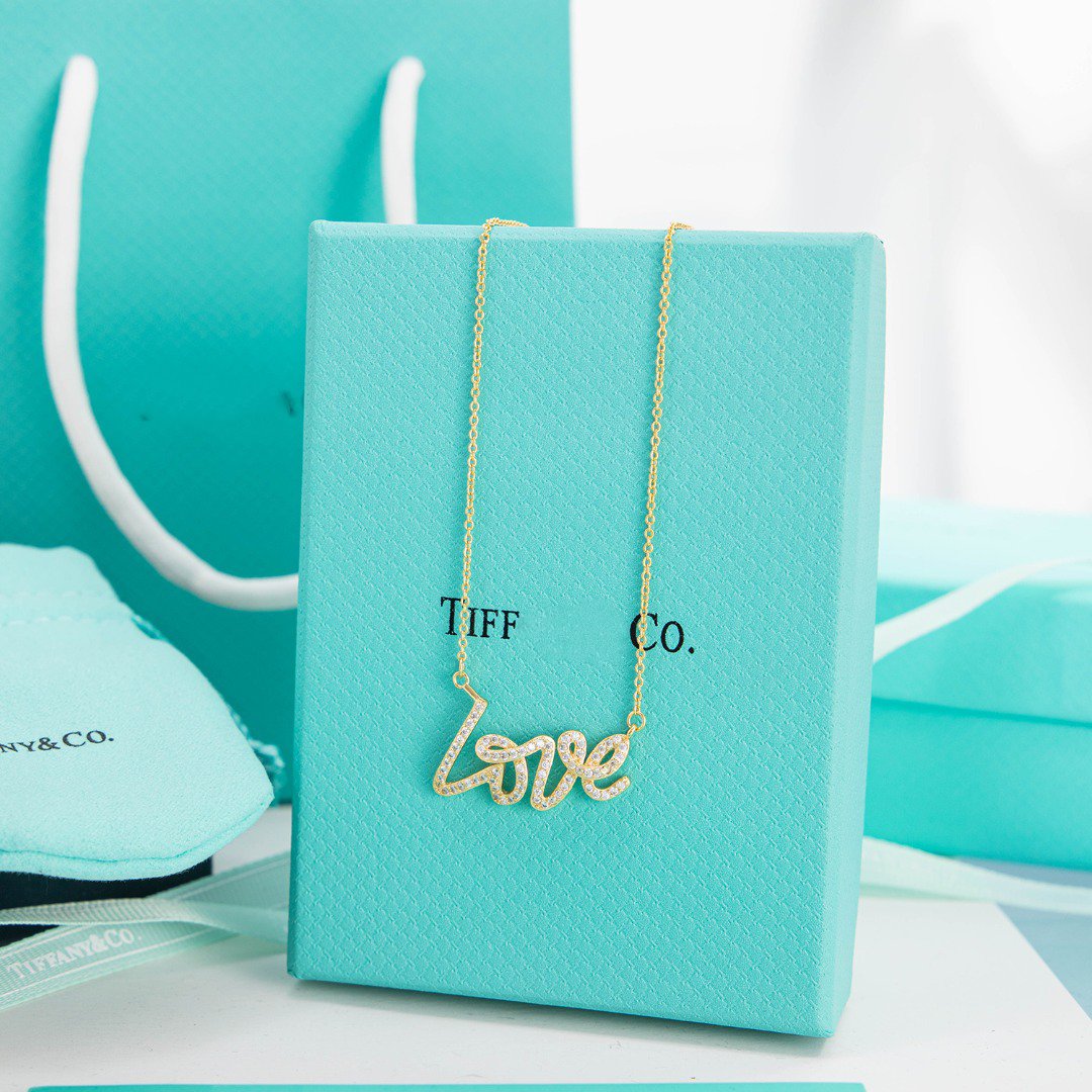 [⭐Sparkve Jewels]PALOMA S GRAFFITI LOVE NECKLACE DIAMOND