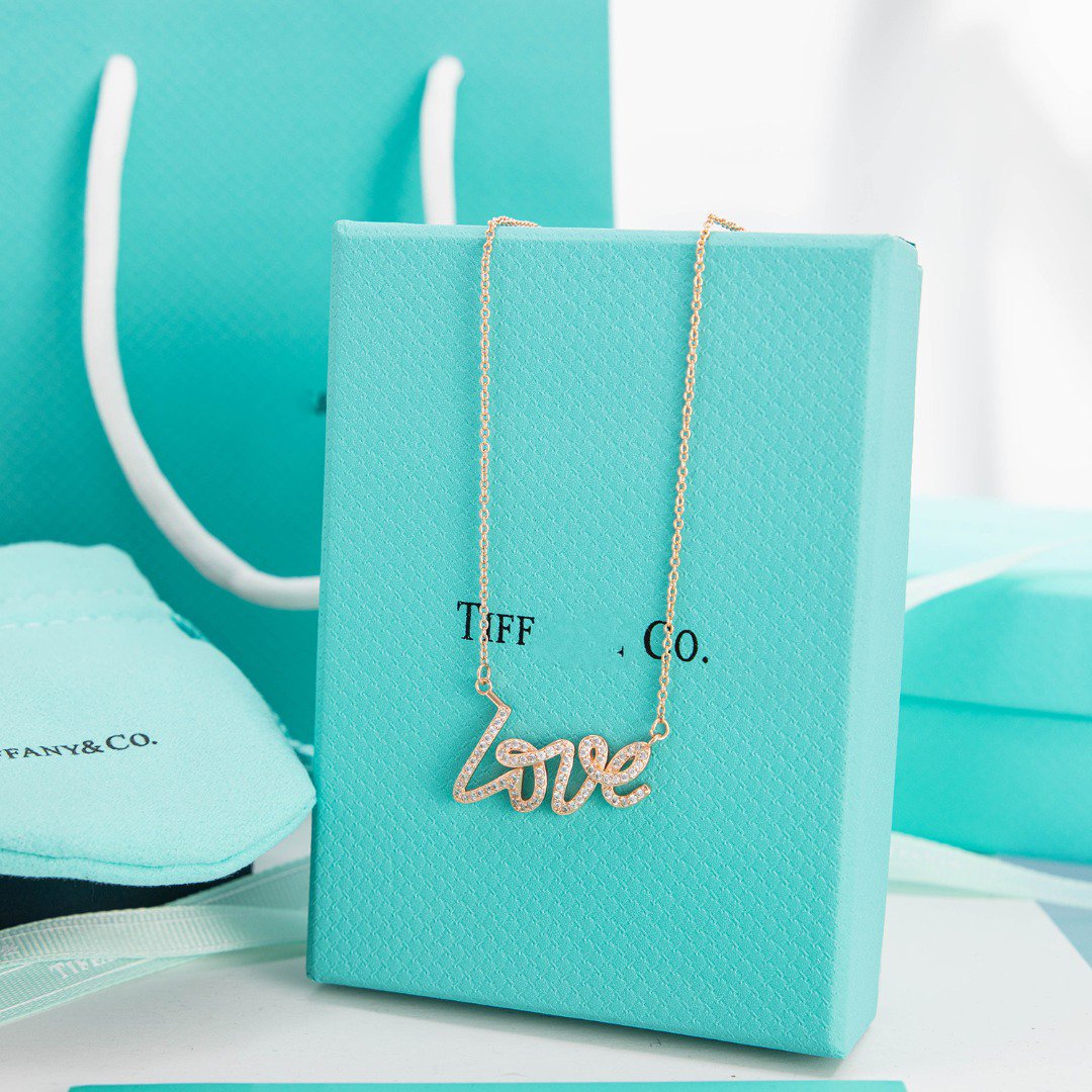 [⭐Sparkve Jewels]PALOMA S GRAFFITI LOVE NECKLACE DIAMOND