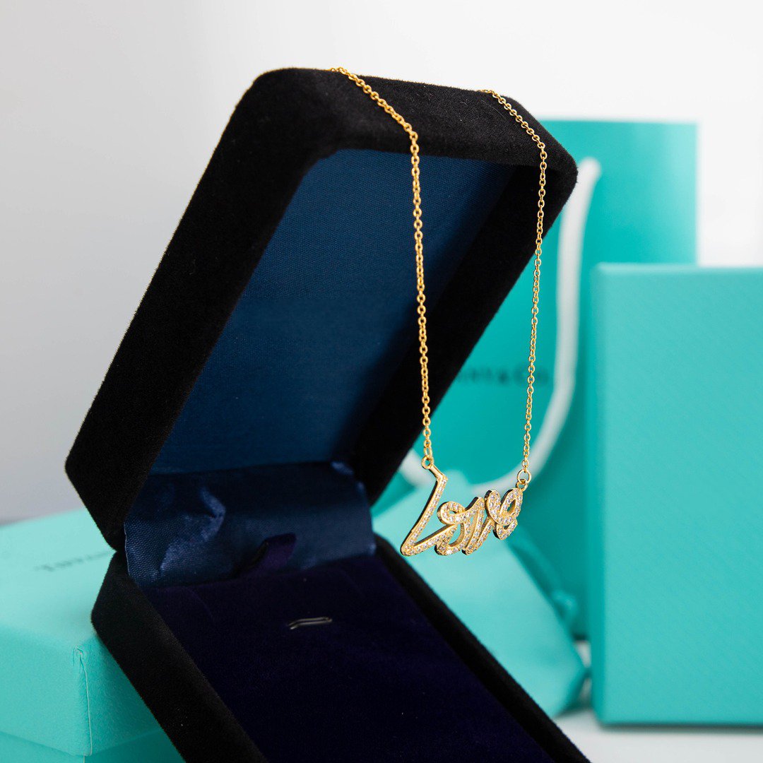 [⭐Sparkve Jewels]PALOMA S GRAFFITI LOVE NECKLACE DIAMOND