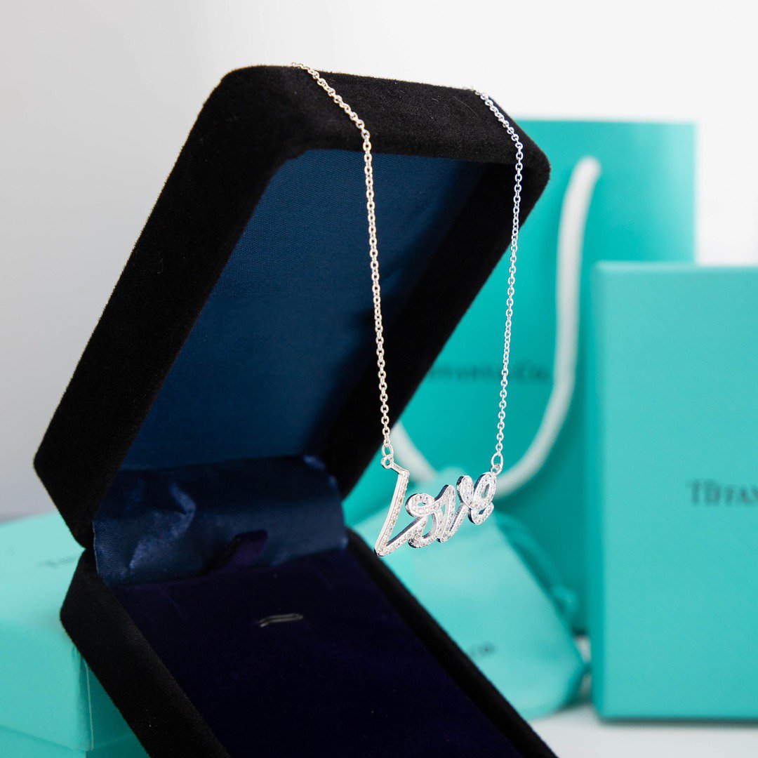 [⭐Sparkve Jewels]PALOMA S GRAFFITI LOVE NECKLACE DIAMOND