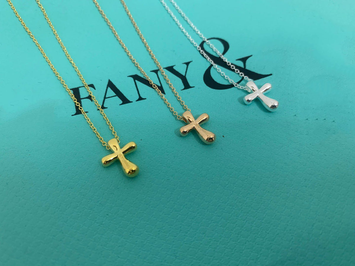 [⭐Sparkve Jewels]CROSS PENDANT MINI BARE CROSS NECKLACE