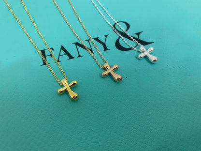 [⭐Sparkve Jewels]CROSS PENDANT MINI BARE CROSS NECKLACE