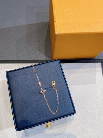 [⭐Sparkve]STAR DIAMOND PINK GOLD BRACELET