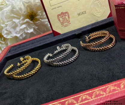 [⭐Sparkve]CLASH LARGE HOOP EARRINGS