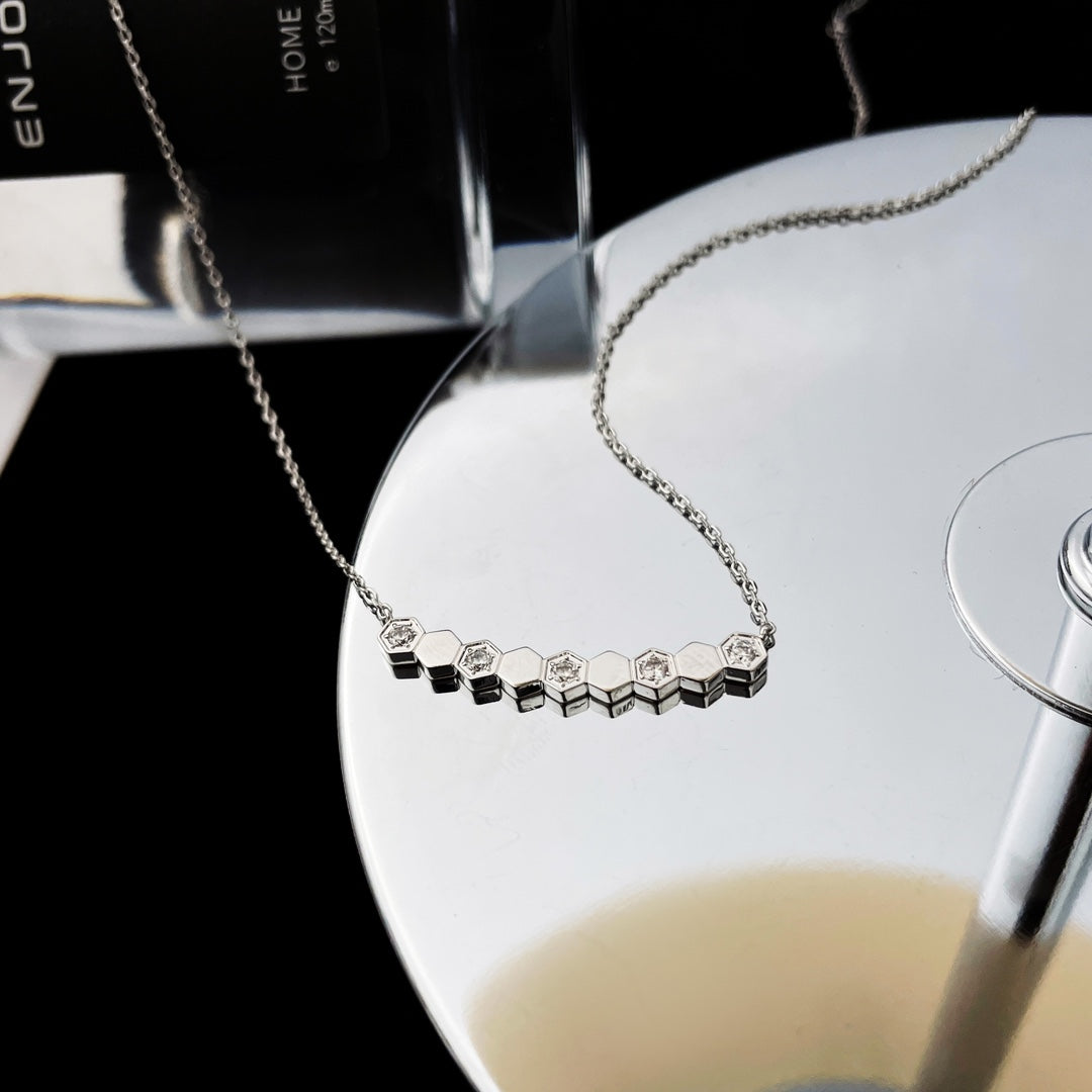 [⭐Sparkve]BEE MY LOVE DIAMOND NECKLACE