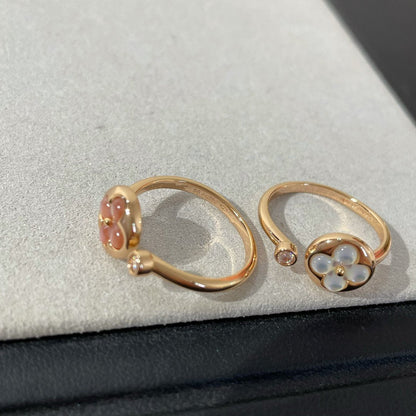 [⭐Sparkve]SUN 1 DIAMOND PINK MOP RING