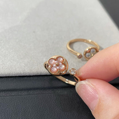 [⭐Sparkve]SUN 1 DIAMOND PINK MOP RING