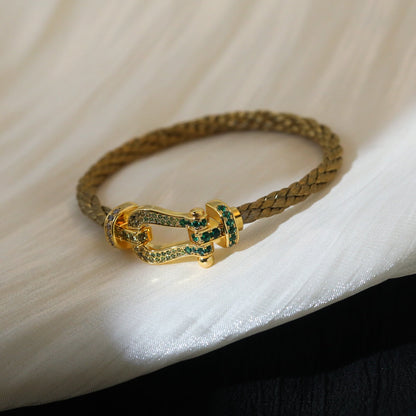 [⭐Sparkve]FORCE 10 GOLD GREEN DIAMOND PAVED