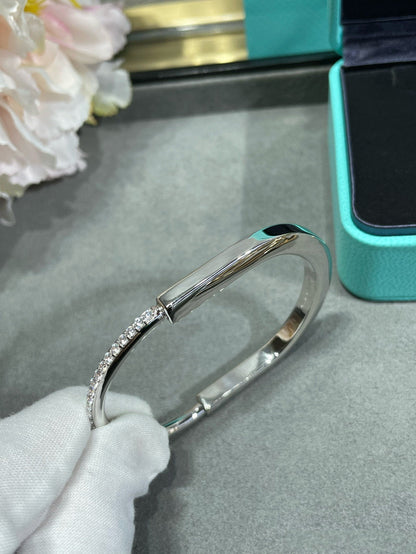 [⭐Sparkve Jewels]LOCK BRACELET DIAMOND