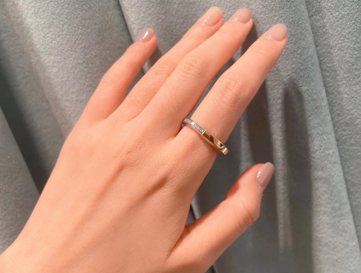 [⭐Sparkve Jewels]LOCK DIAMOND RING