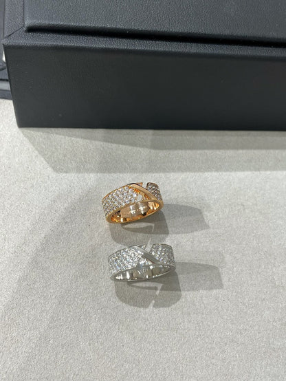 [⭐Sparkve]LIENS EVIDENCE  DIAMOND PAVED RING