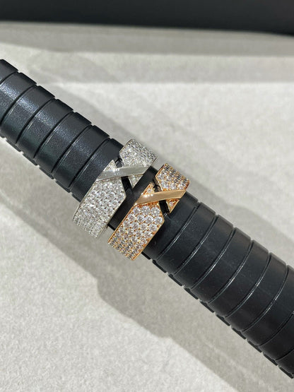 [⭐Sparkve]LIENS EVIDENCE  DIAMOND PAVED RING