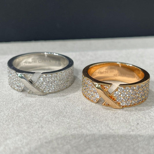 [⭐Sparkve]LIENS EVIDENCE  DIAMOND PAVED RING