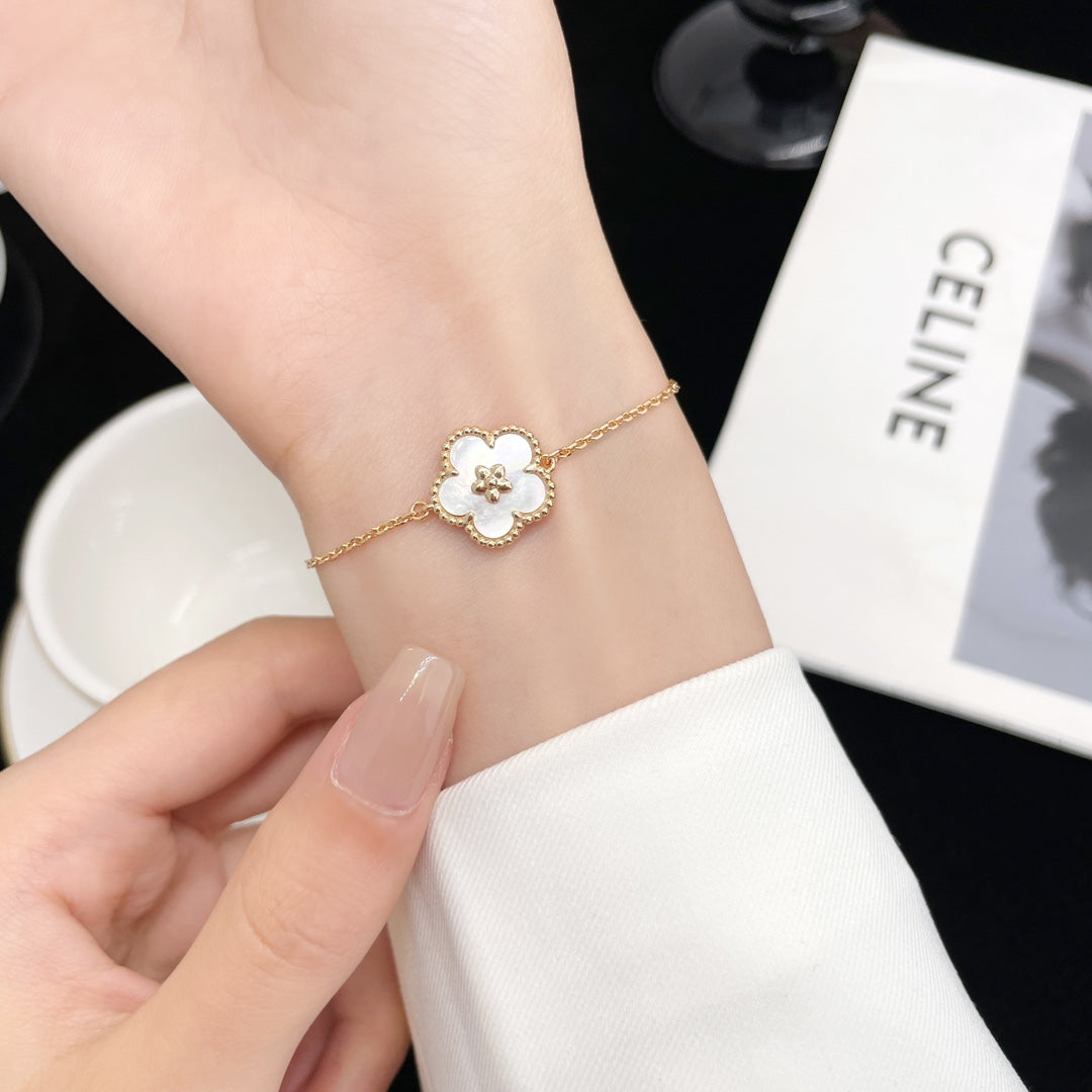 [⭐Sparkve]Sparkve SPRING ROSE GOLD MOP BRACELET