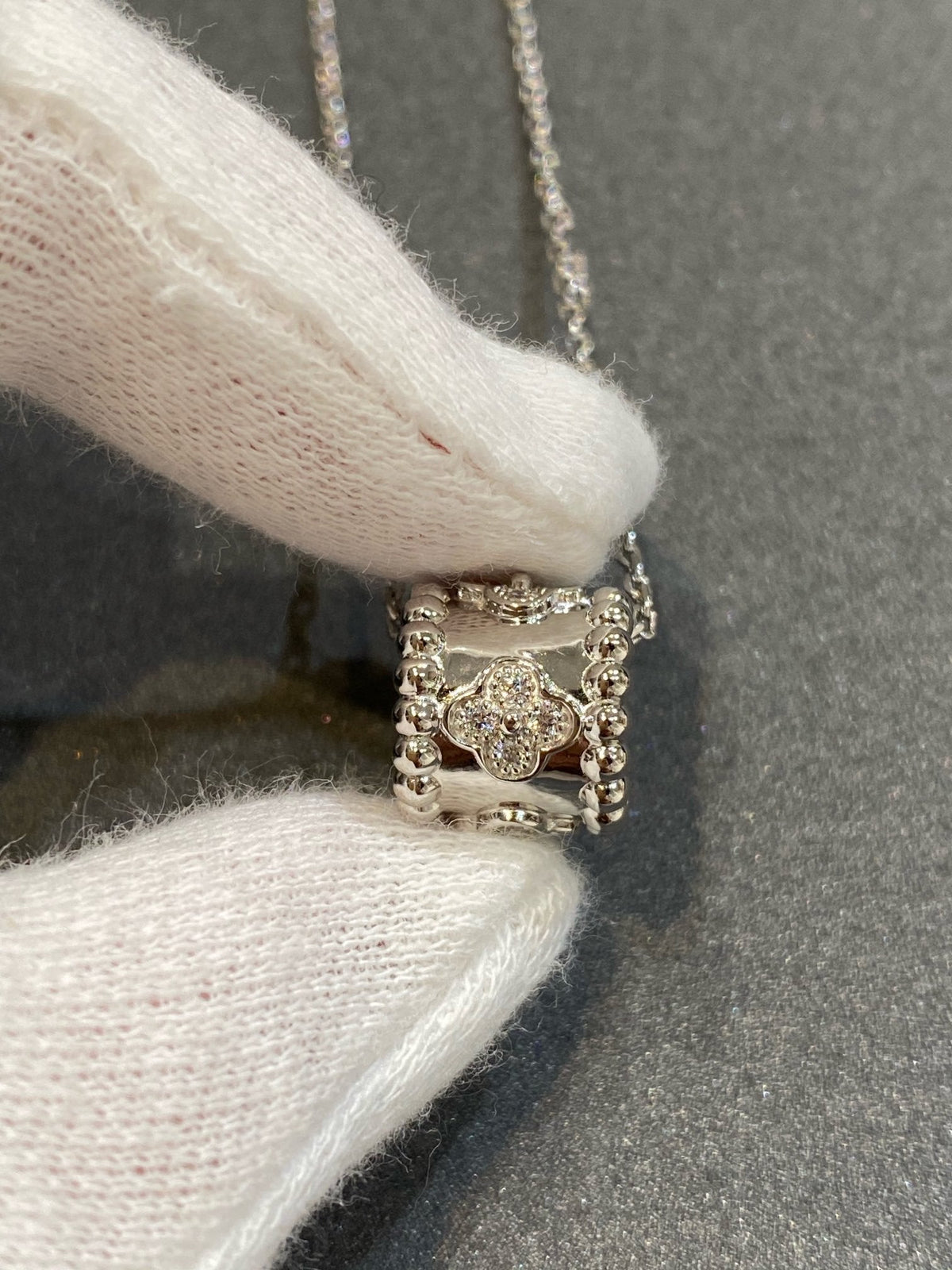 [⭐Sparkve]PERLEE PEDANT SIVLER DIAMOND NECKLACE