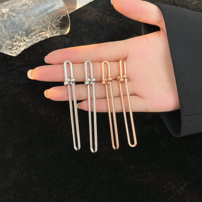 [⭐Sparkve Jewels]HARDWEAR LONG DROP EARRINGS