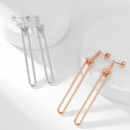 [⭐Sparkve Jewels]HARDWEAR LONG DROP EARRINGS