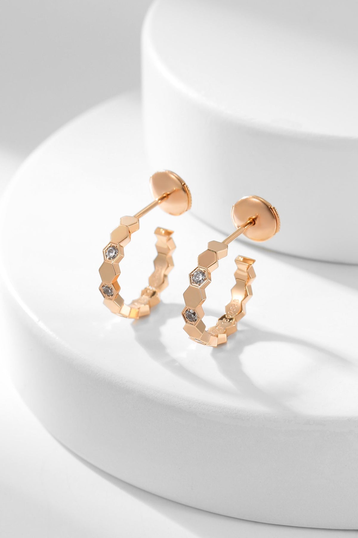[⭐Sparkve]BEE LOVE DIAMOND HOOP EARRINGS