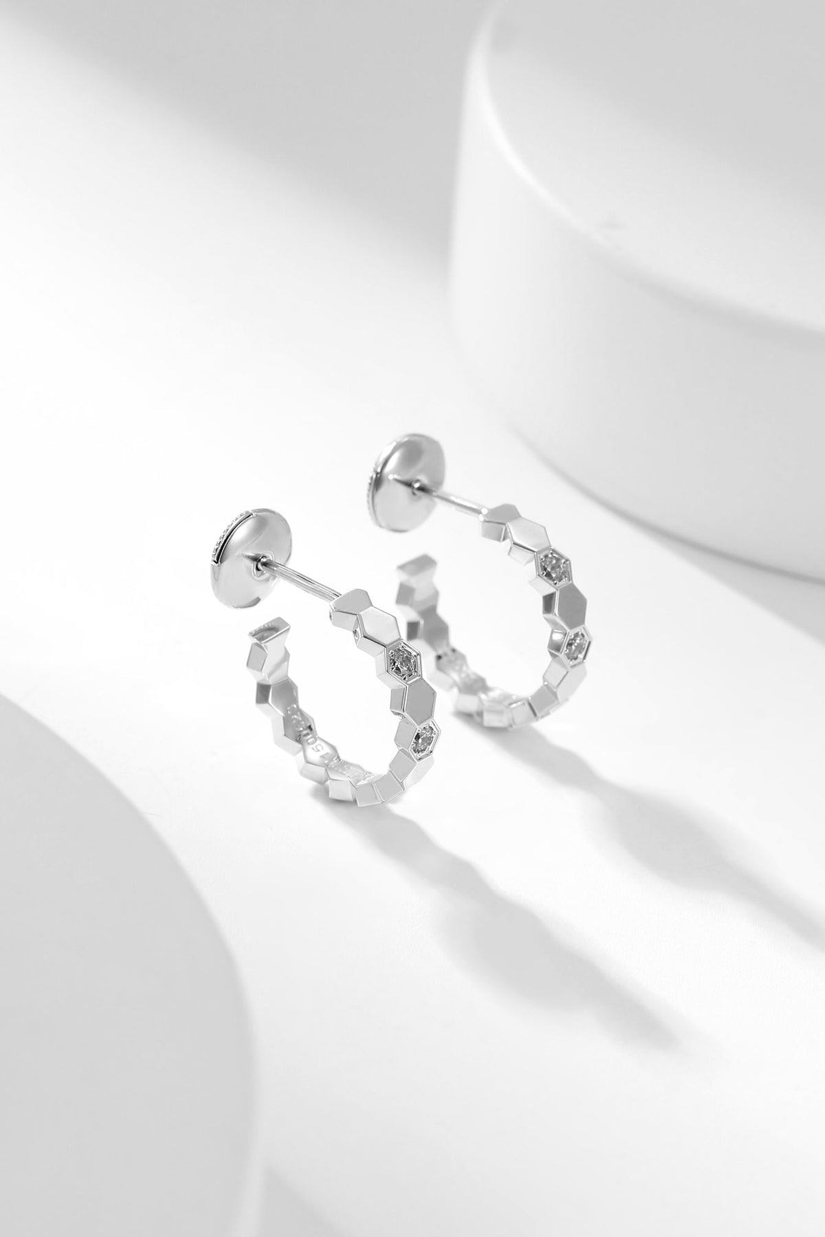 [⭐Sparkve]BEE LOVE DIAMOND HOOP EARRINGS