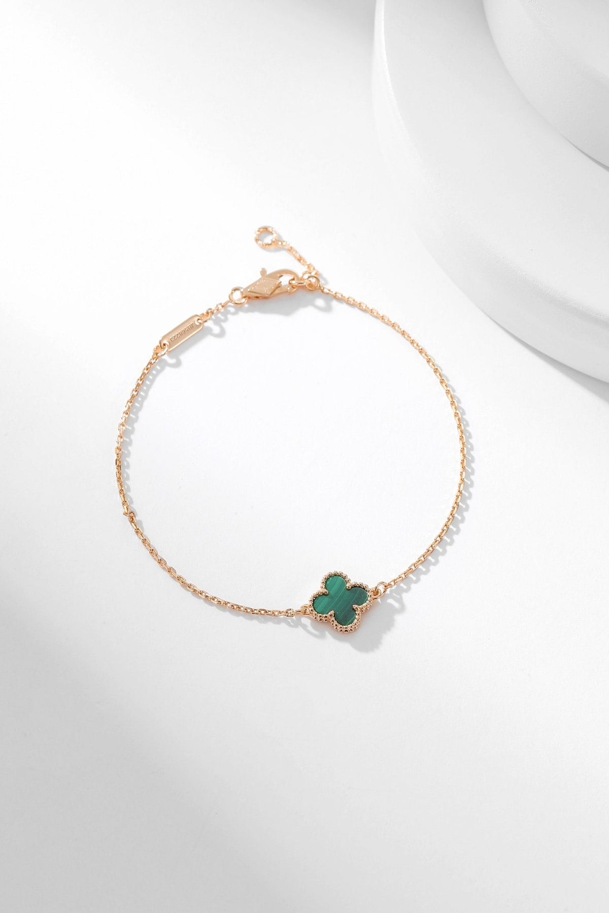 [⭐Sparkve]CLOVER BRACELET MALACHITE 1 MOTIF